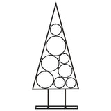 Vidaxl Décoration de Noël arbre de Noël 60 cm métal noir