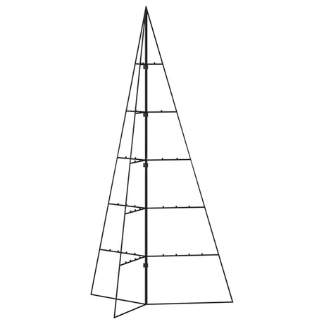 VidaXL décoration de Noël sapin de Noël 100 cm métal noir