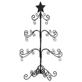 VidaXL décoration de Noël sapin de Noël 90 cm métal noir