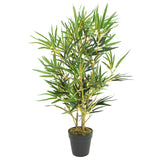 VidaXL plante artificielle bambou 368 feuilles 80 cm vert