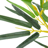 VidaXL plante artificielle bambou 368 feuilles 80 cm vert