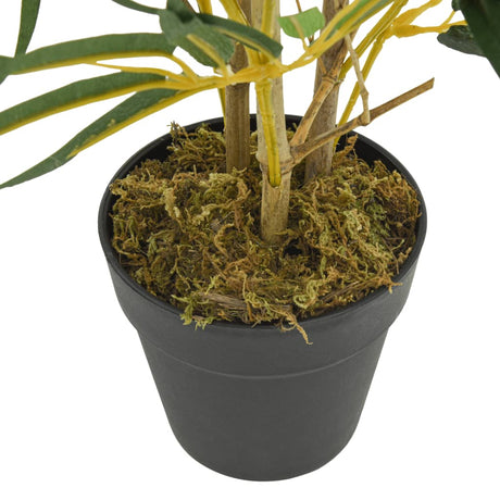 VidaXL plante artificielle bambou 368 feuilles 80 cm vert