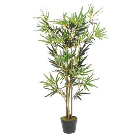 VidaXL plante artificielle bambou 552 feuilles 120 cm vert