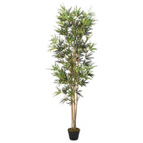 Vidaxx plante artificielle bambou 828 feuilles 150 cm vert