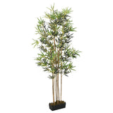 Vidaxl Artificial Plant Bamboo 1104 Blade 180 cm grøn