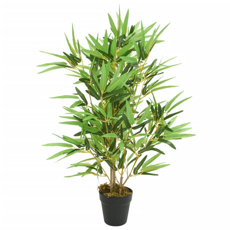 VidaXL plante artificielle bambou 368 feuilles 80 cm vert