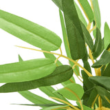 VidaXL plante artificielle bambou 552 feuilles 120 cm vert