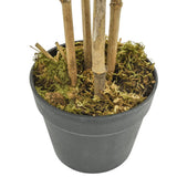 VidaXL plante artificielle bambou 552 feuilles 120 cm vert