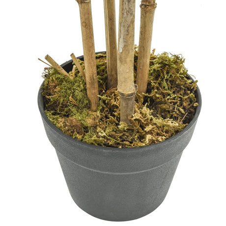 VidaXL plante artificielle bambou 552 feuilles 120 cm vert