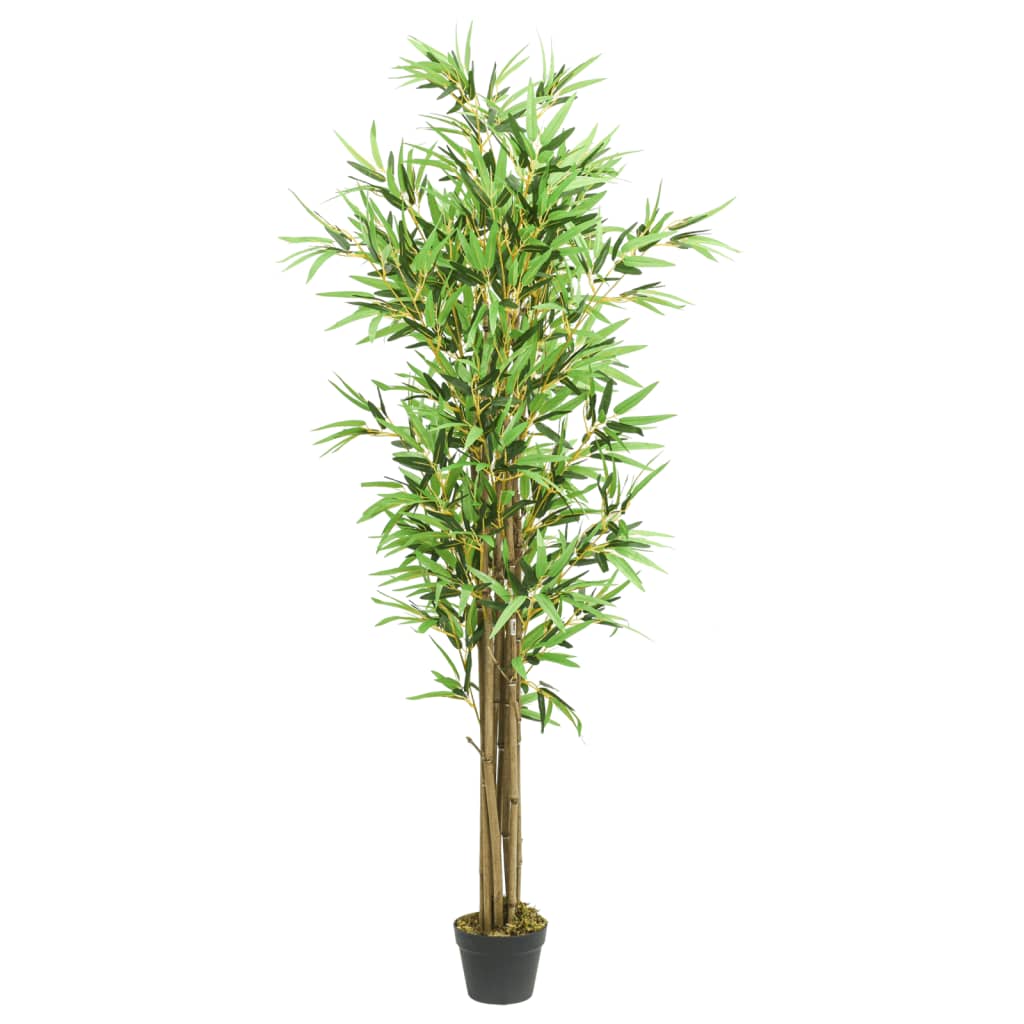 Vidaxl Artificial Plant Bamboo 1288 lämnar 180 cm grön