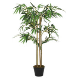 VidaXL plante artificielle bambou 760 feuilles 120 cm vert