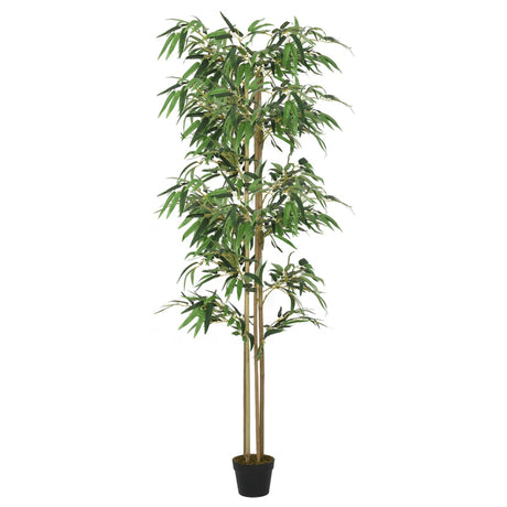 Vidaxx plante artificielle bambou 1216 feuilles 180 cm vert