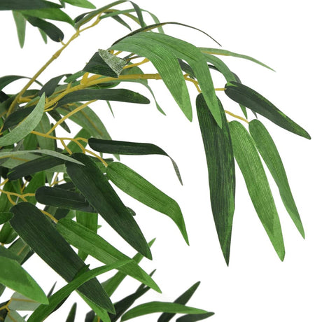 VidaXL plante artificielle bambou 1520 feuilles 200 cm vert