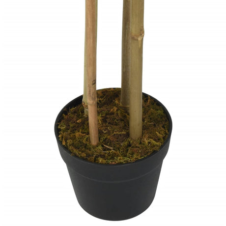 VidaXL plante artificielle bambou 1520 feuilles 200 cm vert
