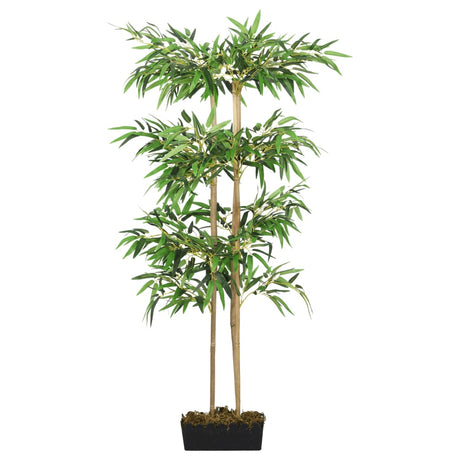 VidaXL plante artificielle bambou 760 feuilles 120 cm vert