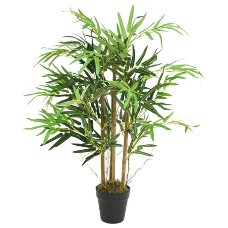 VidaXL plante artificielle bambou 500 feuilles 80 cm vert