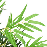 VidaXL plante artificielle bambou 500 feuilles 80 cm vert