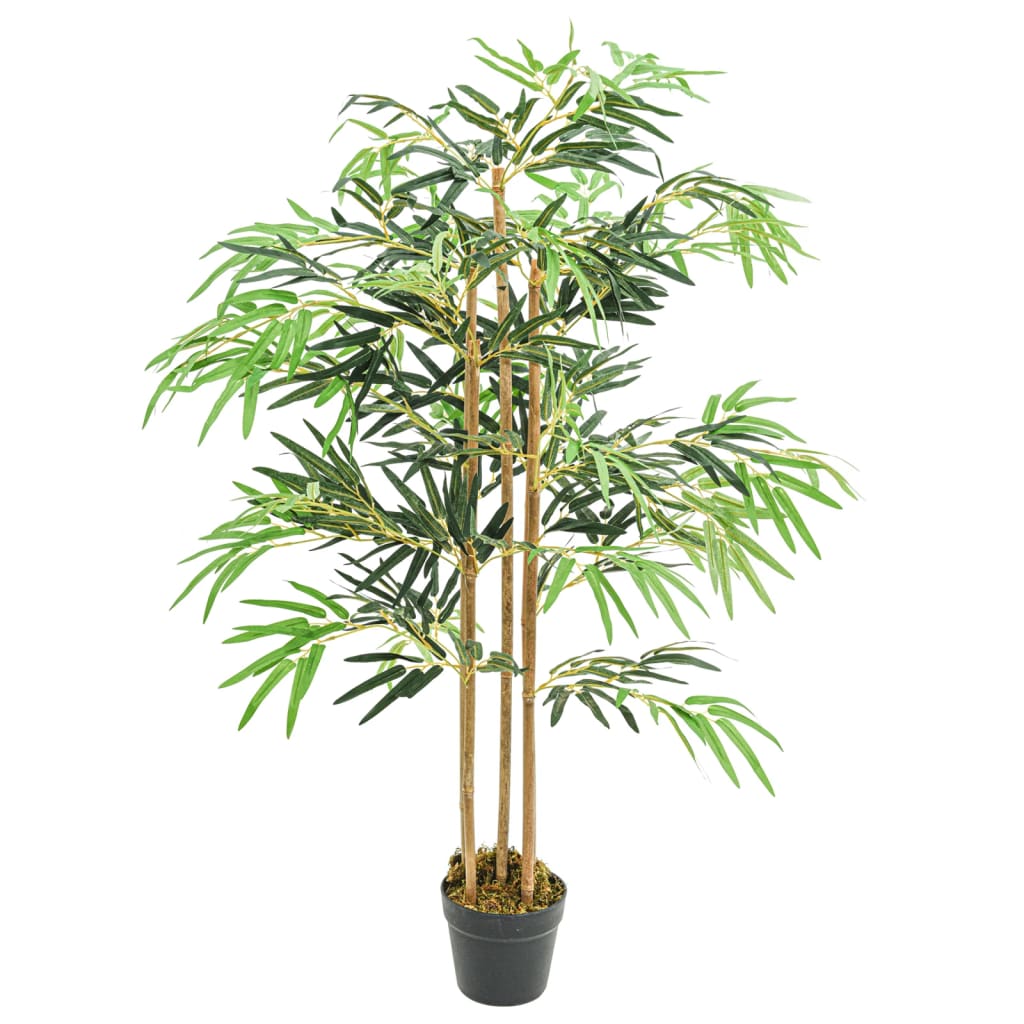 Vidaxl Artificial Plant Bamboo 730 Leaves 120 cm Green