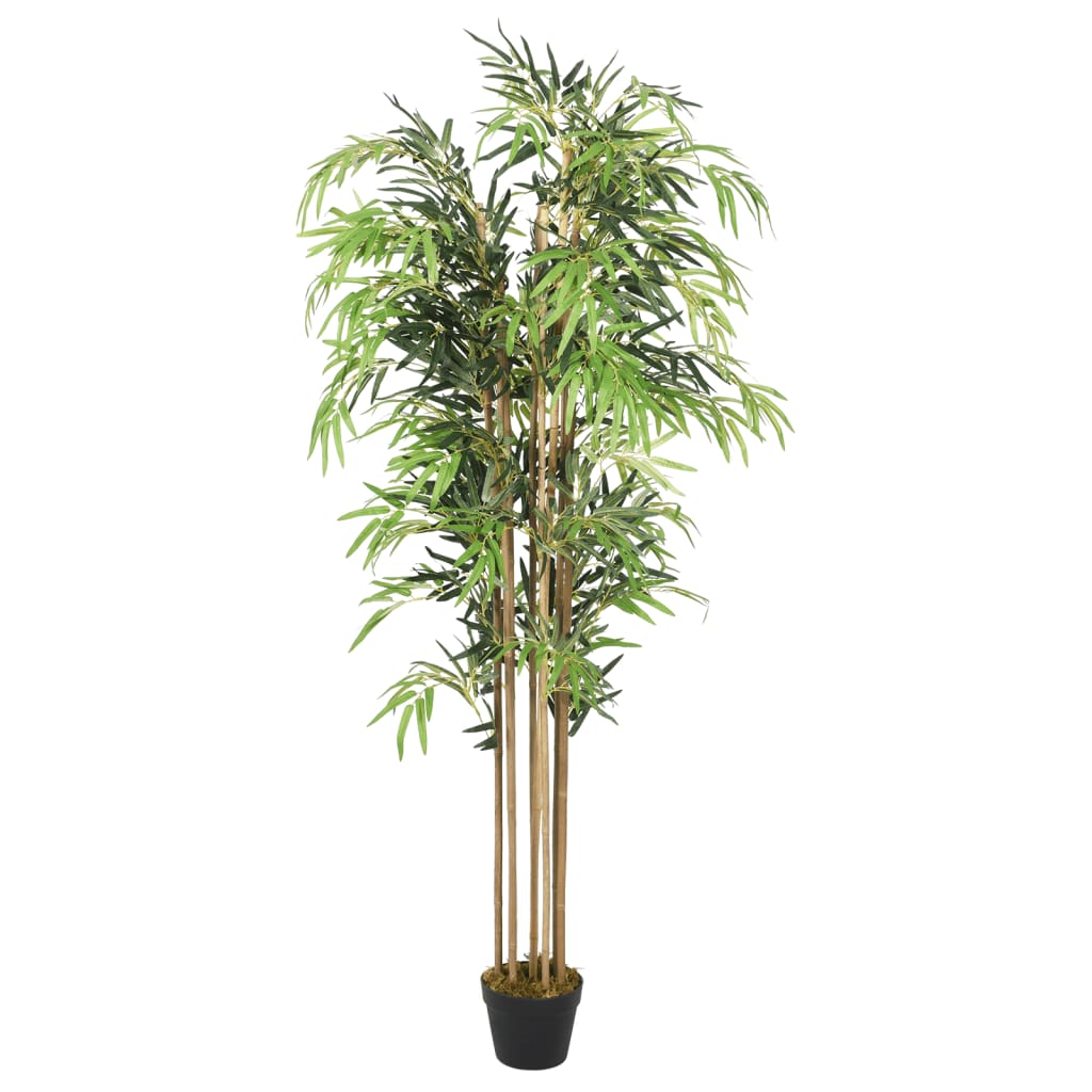 Vidaxl Artificial Plant Bamboo 1095 lämnar 150 cm grön