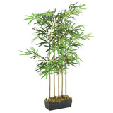 VidaXL plante artificielle bambou 730 feuilles 120 cm vert