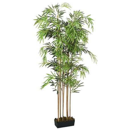 VidaXL Plante artificielle bambou 1605 feuilles 180 cm vert