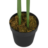 VidaXL plante artificielle bambou 240 feuilles 80 cm vert