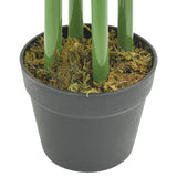 VidaXL plante artificielle bambou 384 feuilles 120 cm vert