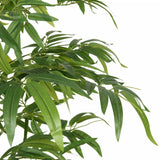 Vidaxl Artificial Plant Bamboo 384 Leaves 120 cm Green