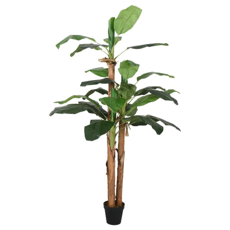 VidaXL Plante artificielle bananier 19 feuilles 180 cm vert