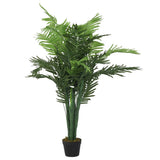 VidaXL plante artificielle palmier 28 feuilles 120 cm vert