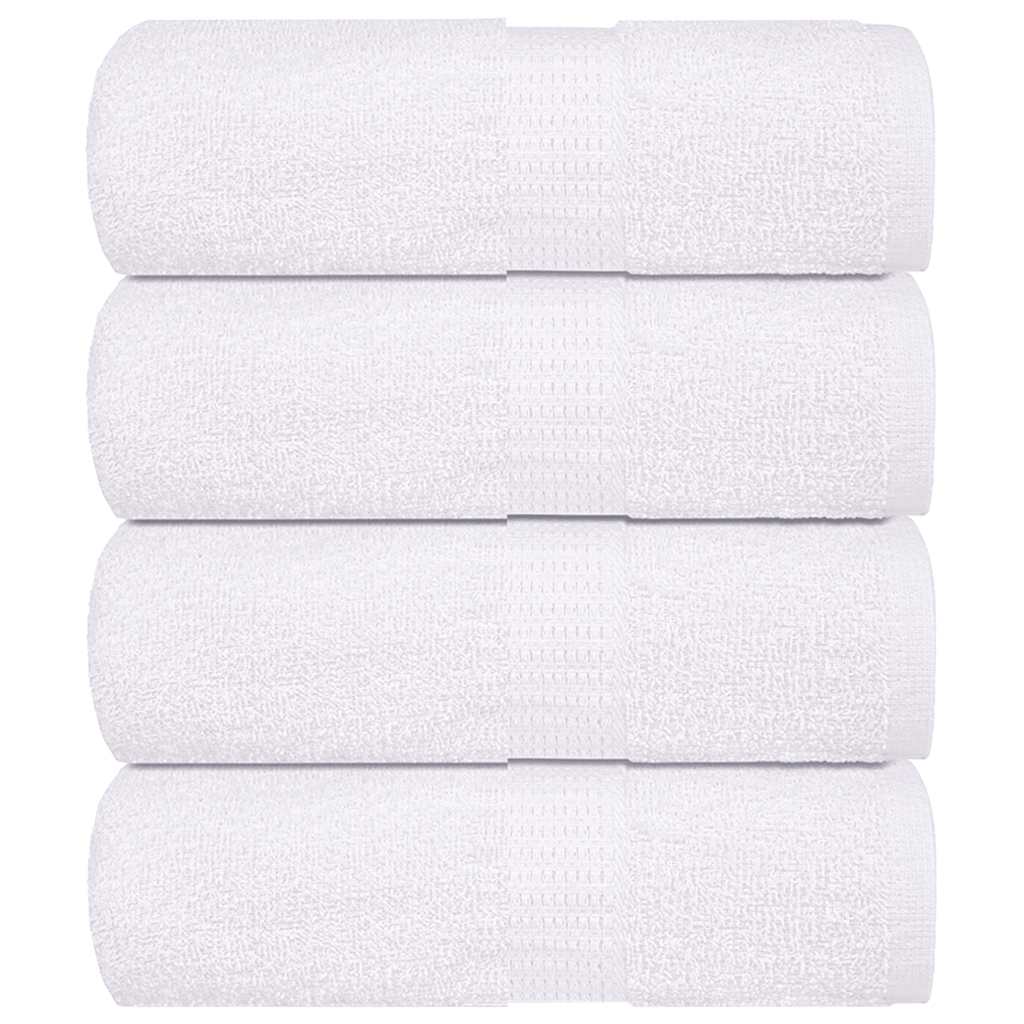 Vidaxx gants de toilette 4 pcs 15x21 cm 360 g m² 100% coton blanc