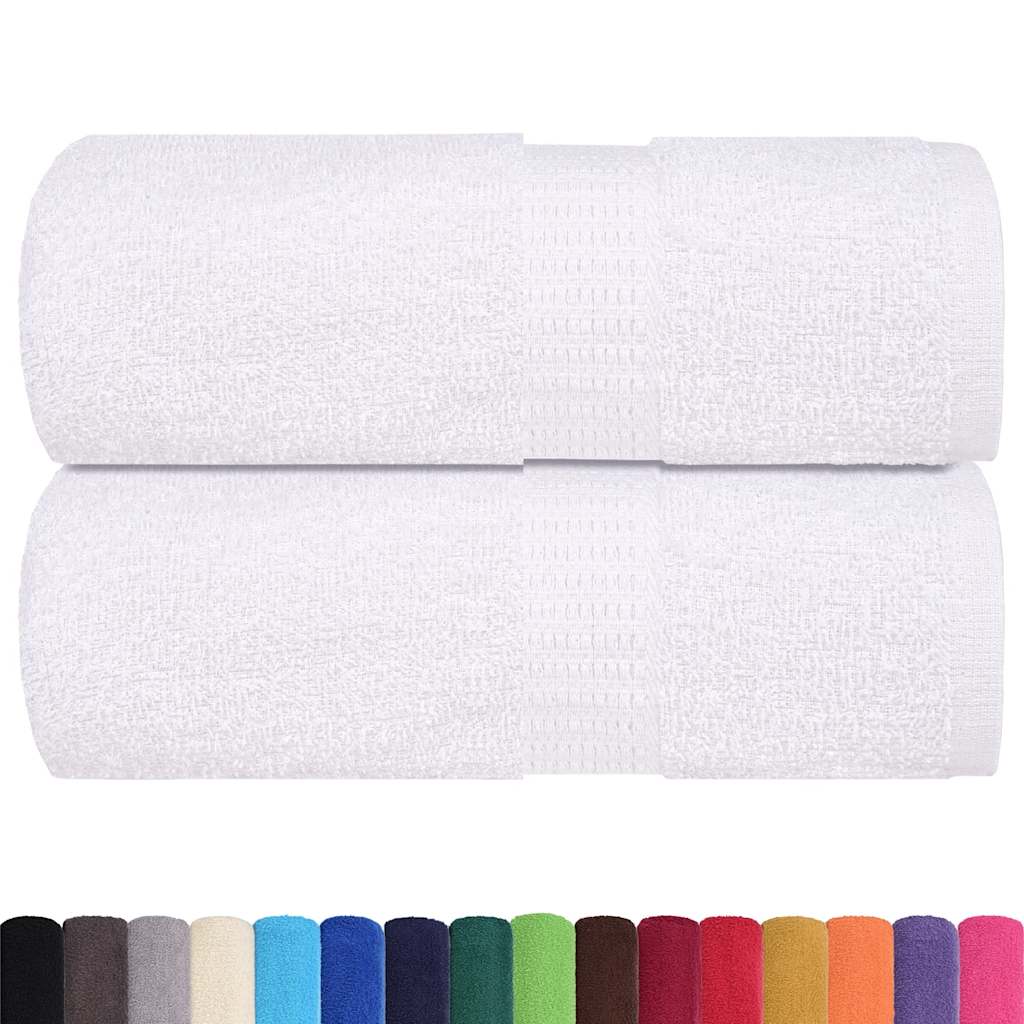 Vidaxx gants de toilette 4 pcs 15x21 cm 360 g m² 100% coton blanc