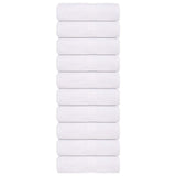 Vidaxx gants de toilette 10 pcs 15x21 cm 360 g m² 100% coton blanc