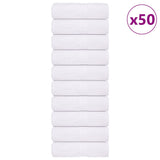 Vidaxx gants de toilette 50 pcs 15x21 cm 360 g m² 100% coton blanc