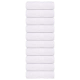 Vidaxx débarbouillettes 10 pièces grenouille blanc 30x30 cm 100% coton