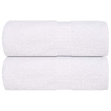 VidaXL serviettes invités 2 pcs 30x50 cm 360 g m² 100% coton blanc
