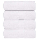 Vidaxx serviettes invité 4 pcs 30x50 cm 360 g m² 100% coton blanc