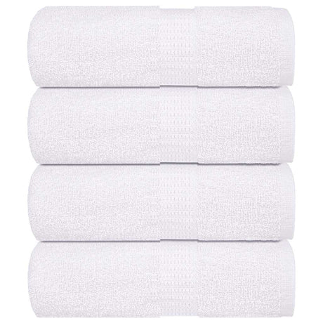 Vidaxx serviettes invité 4 pcs 30x50 cm 360 g m² 100% coton blanc