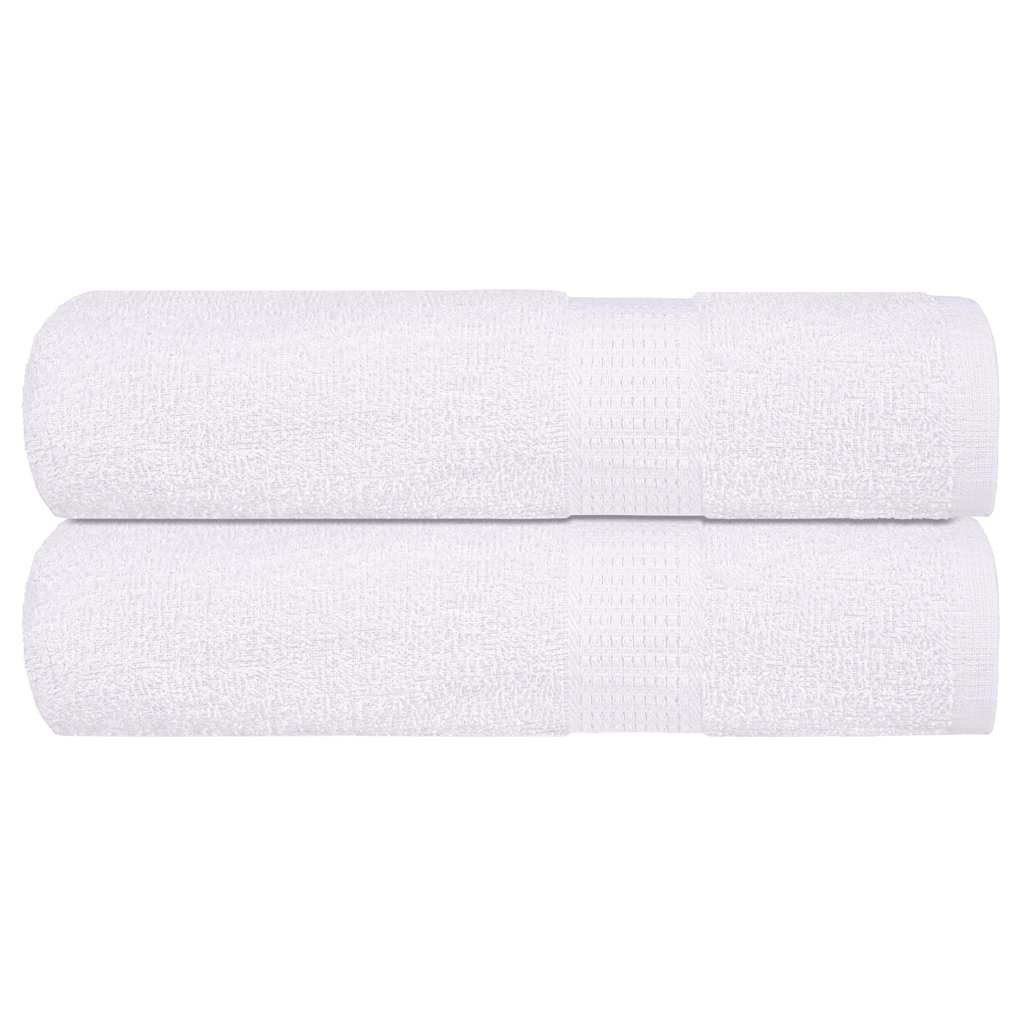Vidaxx serviettes 2 pcs 50x100 cm 360 g m² 100% coton blanc