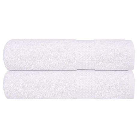 Vidaxx serviettes 2 pcs 50x100 cm 360 g m² 100% coton blanc