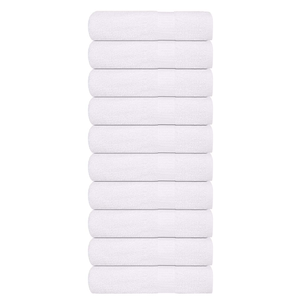 Vidaxx serviettes 10 pcs 50x100 cm 360 g m² 100% coton blanc