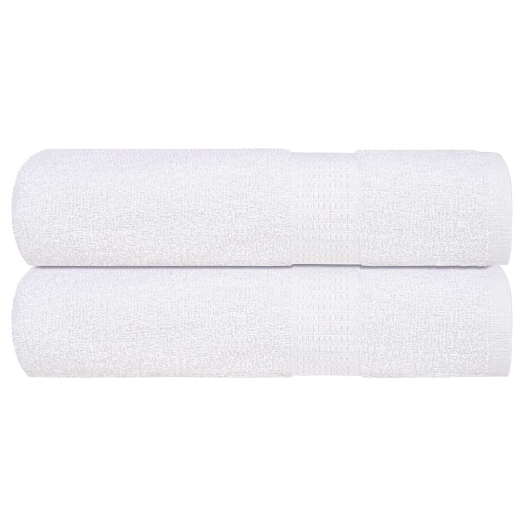 Vidaxx serviettes de douche 2 pcs 70x140 cm 360 g m² 100% coton blanc
