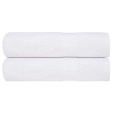 Vidaxx serviettes de douche 2 pcs 70x140 cm 360 g m² 100% coton blanc