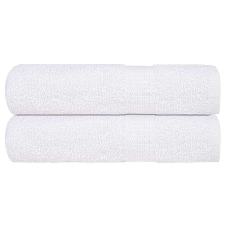 Vidaxx serviettes de douche 2 pcs 70x140 cm 360 g m² 100% coton blanc