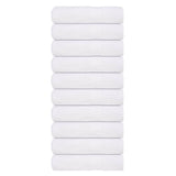 Vidaxx serviettes de douche 10 pièces 70x140 cm 360 g m² 100% coton blanc