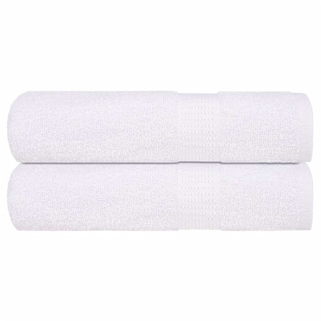 Vidaxx serviettes de bain 2 pcs 100x150 cm 360 g m² 100% coton blanc