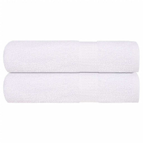 Vidaxx serviettes de bain 2 pcs 100x150 cm 360 g m² 100% coton blanc
