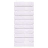 Vidaxx serviettes de bain 10 pcs 100x150 cm 360 g m² 100% coton blanc