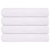 Vidaxx serviettes de sauna 4 pcs 80x200 cm 360 g m² 100% coton blanc