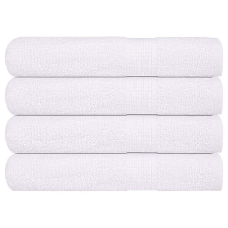 Vidaxx serviettes de sauna 4 pcs 80x200 cm 360 g m² 100% coton blanc
